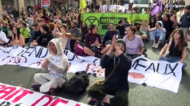 В Париже прошел марш в защиту климата