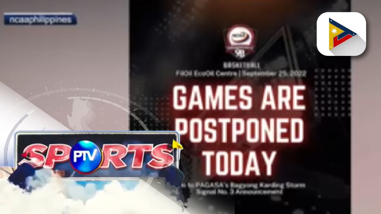 PBA, NCAA, at Shakey's Super League, nagkansela ng mga laro dahil sa bagyong 'Karding'