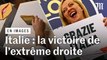 En images : victoire historique de l’extrême droite aux élections législatives italiennes