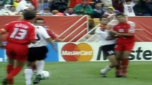 الشوط الثاني مباراة المانيا و بلجيكا 3-2 ثمن نهائي كاس العالم 1994