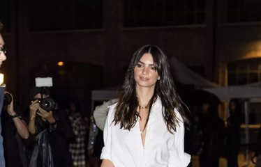 Emily Ratajkowski's Latest Look Took the Sexy Sky-High Slit to the Extreme