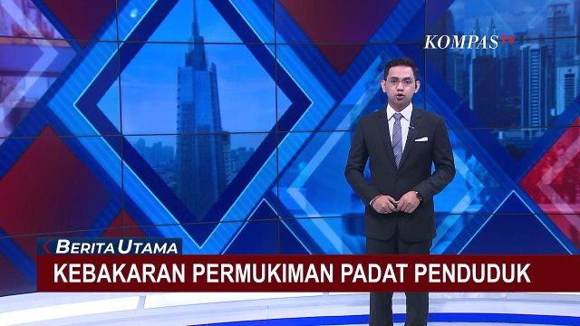Kebakaran di Permukiman Padat Penduduk Kota Makassar, 10 Mobil Damkar Dikerahkan