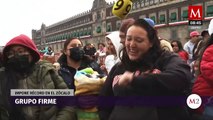 Grupo Firme rompe récord de Vicente Fernández; 280 mil asistieron a Zócalo de CdMx