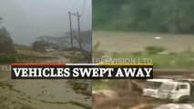 Vehicles Washed Away In Mudslide In Kameng Arunachal Pradesh