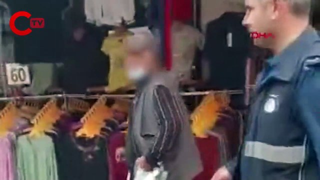 Dilenci koltuk değneğiyle girdiği zabıta karakolundan yürüyerek çıktı