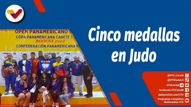 Deportes VTV | Venezuela gana cinco medallas en el Open Panamericano Bogotá 2022