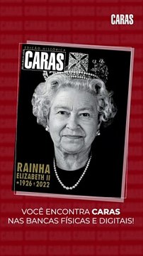 RAINHA ELIZABETH II GANHA EDIÇÃO ESPECIAL EM CARAS BRASIL (2022) #shorts