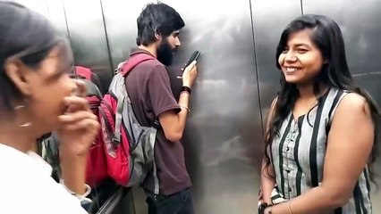 ALEXA NALA HI MAREGA  prank in lift | lift prank video