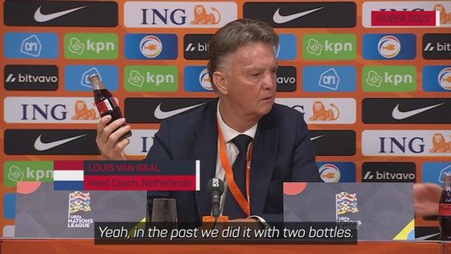 Nations League is thirsty work for Van Gaal