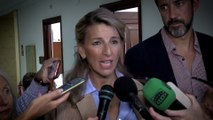 Yolanda Díaz lamenta el resultado electoral en Italia y pide no resignarse ante los que quieren 