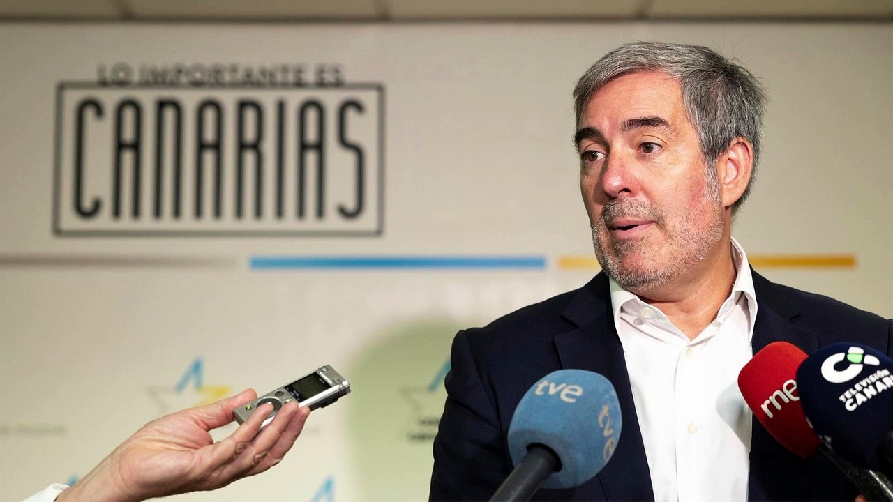 Fernando Clavijo habla sobre la candidatura al Cabildo de Tenerife de Coalición Canaria