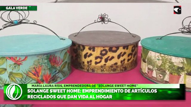 Solange Sweet Home: emprendimiento de artículos reciclados que dan vida al hogar
