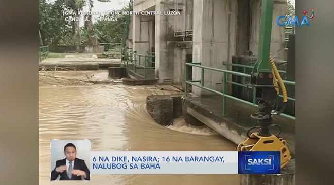 Storm surge dulot ng bagyong Karding, sumira sa mga bahay at estruktura | Saksi