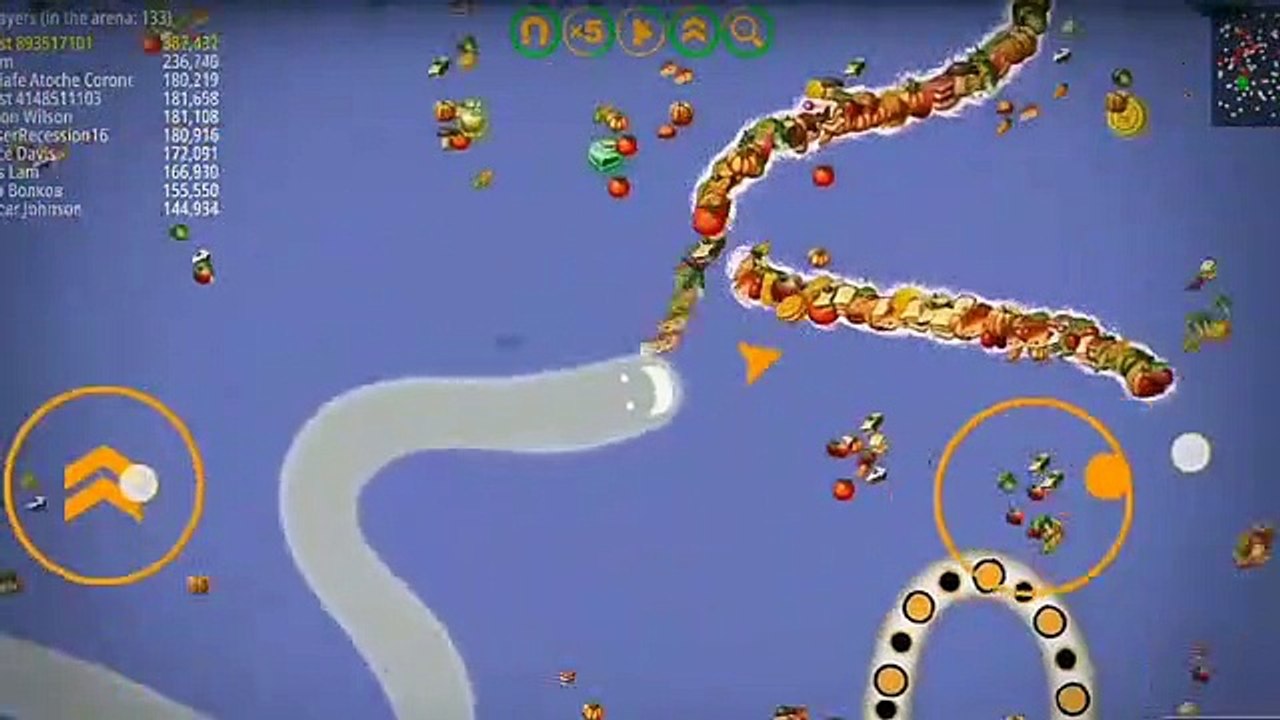 wormate io game play/worms zone game/ gaming video/ruhi crafts and diy #wormate #gameplay