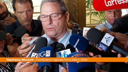 Miccichè "In Sicilia vince Schifani, un presidente di Palermo e FI"