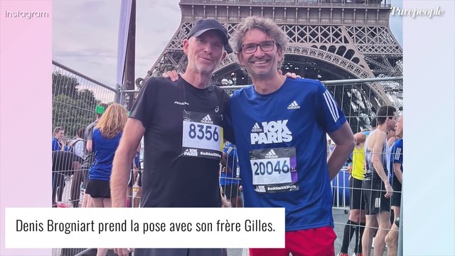 Denis Brogniart pose avec son frère, les internautes amusés par un détail