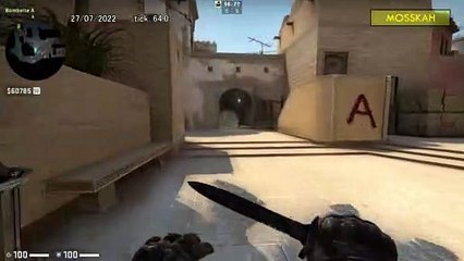 How to Smoke Connector on Mirage, option 1 - CSGO