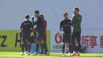 Ronaldo und Co. schwitzen vor Spanien