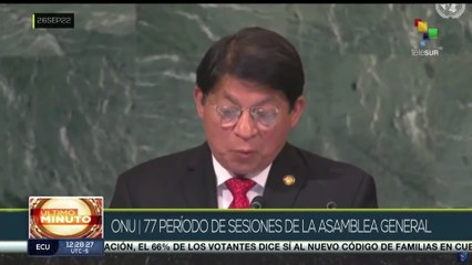 “Hablamos en nombre de un pueblo digno, soberano y libre”