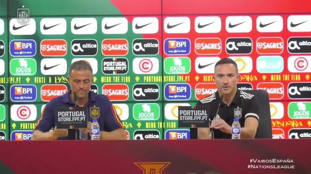 Rueda de prensa de Luis Enrique, Nations League