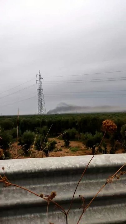 Roghi, i criminali approfittano del maltempo: avvistata da Andria enorme fumata nera