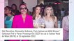 Tina Kunakey canon en robe transparente face à la fille de Michael Jackson à la Fashion Week de Milan