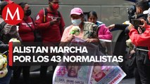 Inician las movilizaciones en la CdMx por el aniversario de caso Ayotzinapa