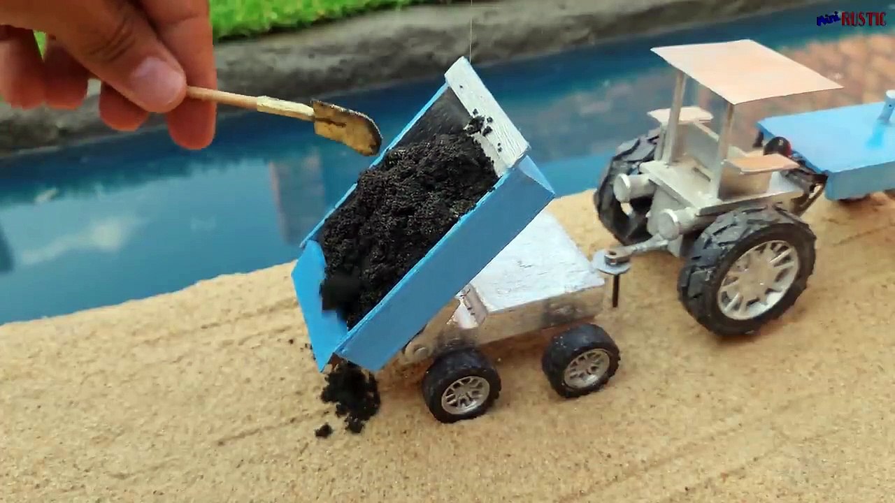 diy tractor mini pave the streets  _ science project __ @KeepVilla @Mini Creative