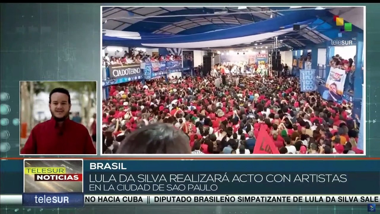 Sondeos indican que Lula da Silva lidera intención de voto a presidenciales de Brasil