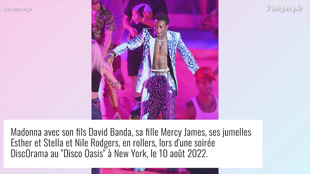 Madonna : Costume à paillette, décolletés et danses lascives... Son fils David et elle déchaînés sur le dancefloor !