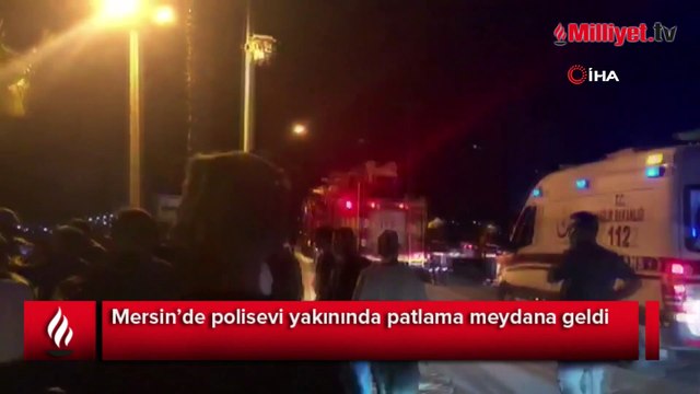 Mersin'de polisevi yakınında patlama