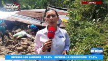 #HCHLempira | Lluvias ocasionan graves daños a cuatro casas en San Ramón, Talgua