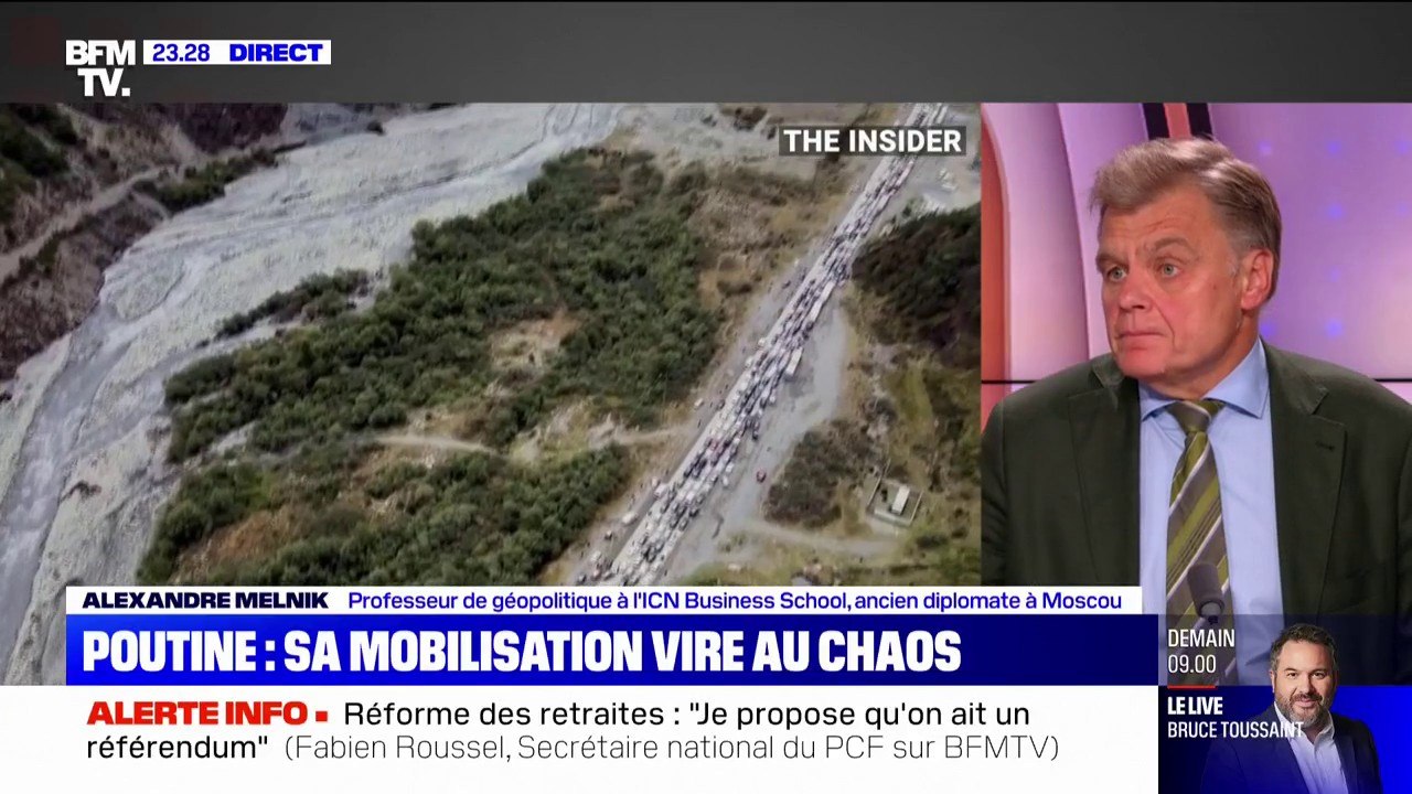 Alexandre Melnik: "Poutine essaye de sauver sa peau mais le sol se dérobe sous ses pieds"