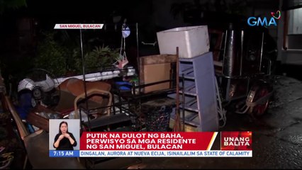 Putik na dulot ng baha, perwisyo sa mga residente ng San Miguel, Bulacan | UB