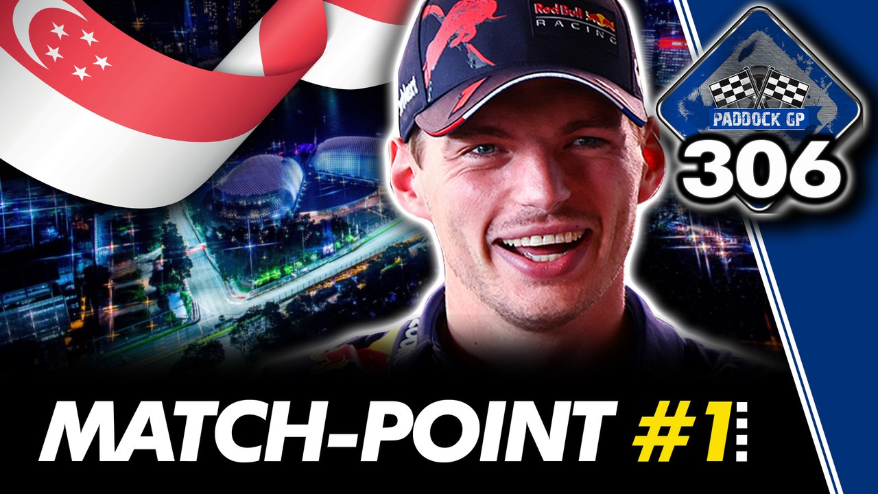 VERSTAPPEN TEM PRIMEIRO MATCH-POINT DA F1 2022 EM SINGAPURA | Paddock GP #306
