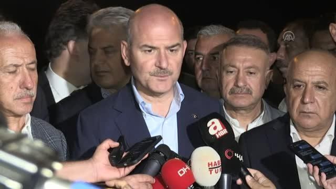 Mersin haberi | İçişleri Bakanı Soylu, Mersin'in Mezitli ilçesindeki polisevine yönelik saldırıya ilişkin açıklamalarda bulundu