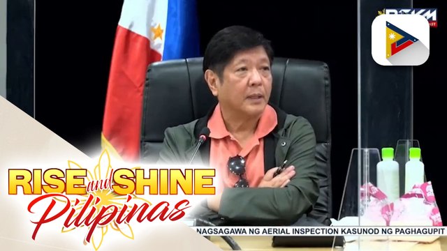President Marcos Jr., nagsagawa ng aerial inspection kasunod ng paghagupit ng Bagyong #KardingPH