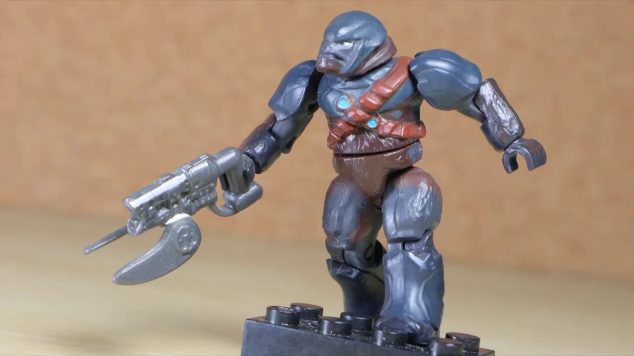  Mega Bloks HALO: Mystery Pack Series #3: Covenant Brute (Blue) || DOOM Construx Review