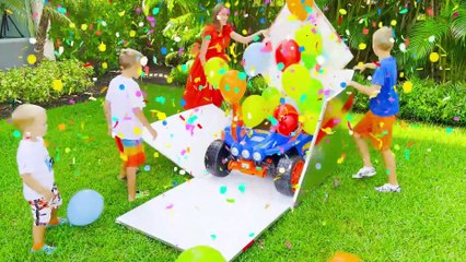 Happy Birthday Chris_ Kids Birthday party on a Yacht with slide