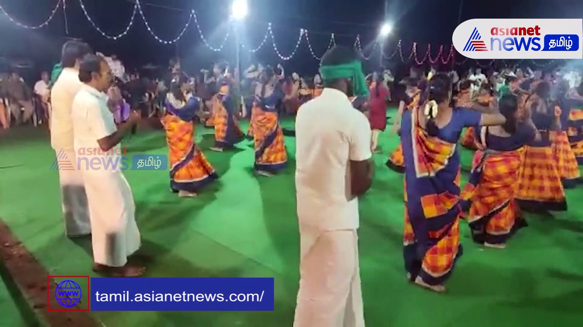 பல்லடத்தில் பாரம்பரிய முறையில் நடைபெற்ற வள்ளி கும்மியாட்டம்