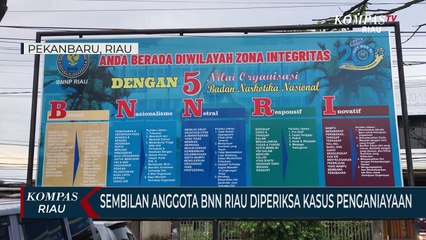 Sembilan Anggota BNN Riau Diperiksa Kasus Penganiayaan