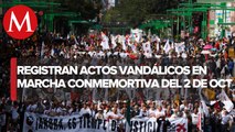 Estudiantes marchan para conmemorar la matanza de Tlatelolco