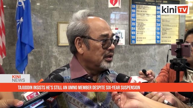 Tajuddin insists he's still an Umno member despite six year suspension