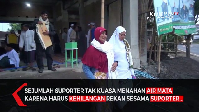 Suporter Gabungan Gelar Salat Ghaib dan Doa Bersama Tragedi Kanjuruhan