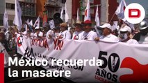 Miles de mexicanos recuerdan la masacre del 2 de octubre con grito contra la militarización