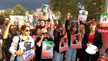 Kütahya haber... Protestolara Kütahya'da yaşayan İran vatandaşları da destek verdi