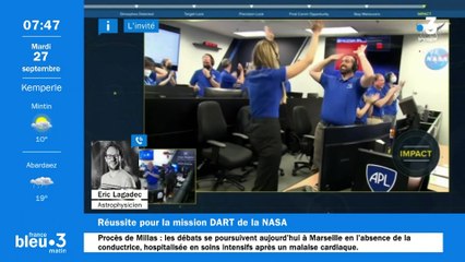 Eric Lagadec, mission Dart