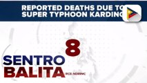 Bilang ng mga naiulat na nasawi sa paghagupit ng Bagyong Karding sa Luzon, umakyat na sa walo