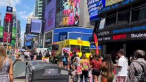 【4K】WALK Times Square NEW YORK City USA 4k video Travel vlog