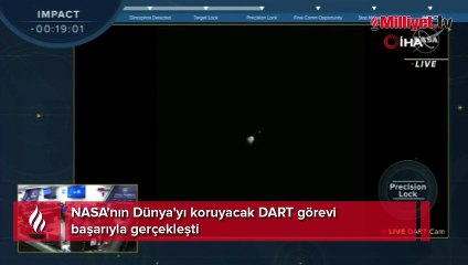 NASA'nın uzay aracı asteroit ile çarpıştı